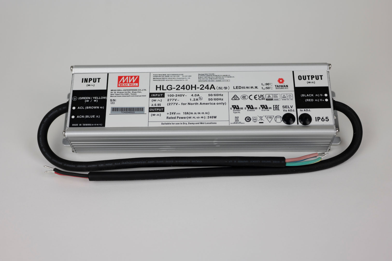 MEAN WELL HLG-240H-24A