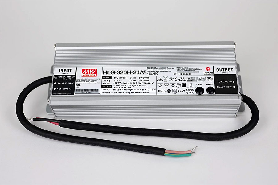 LED Konverter, Mean Well, 24 Volt, 320 Watt, Möbelmontage